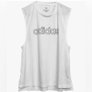 Adidas AEROREADY Women’s Sleeveless White Tank Top - Size M
